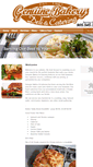 Mobile Screenshot of genuinebakery.com